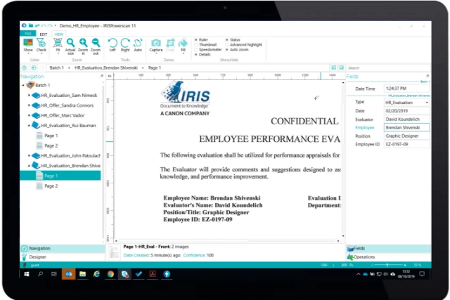 Information Management mit IRIS Powerscan